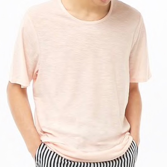 🔥NEW🔥FOREVER21 slub knit scoop hem T-shirt - Picture 4 of 6